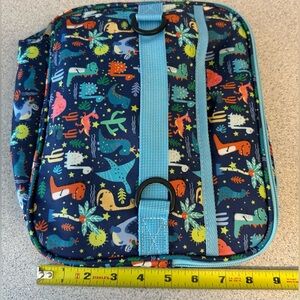 Colorful Dinosaur Print Lunch Bag